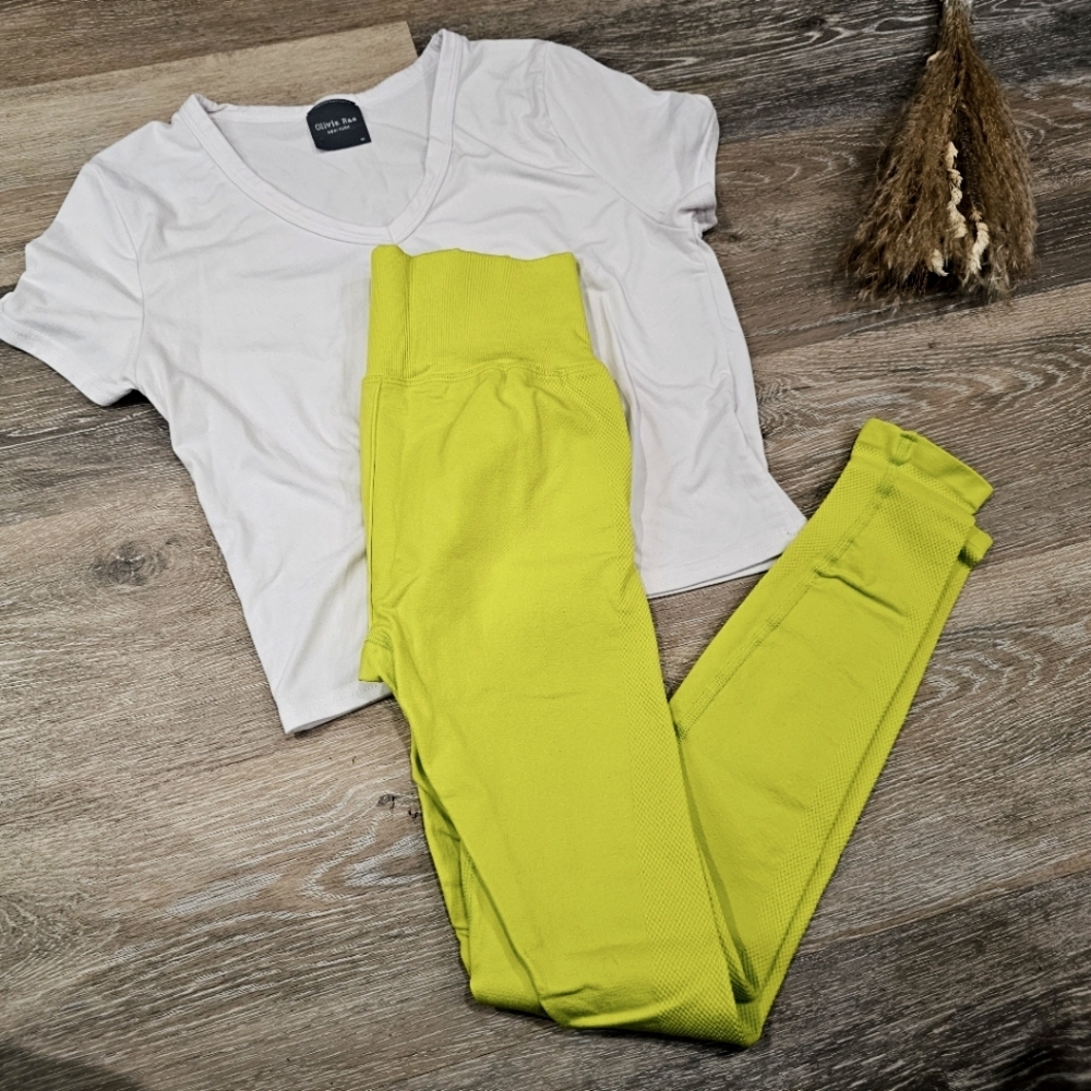 Camila Coelho Sport High Rise Leggings New